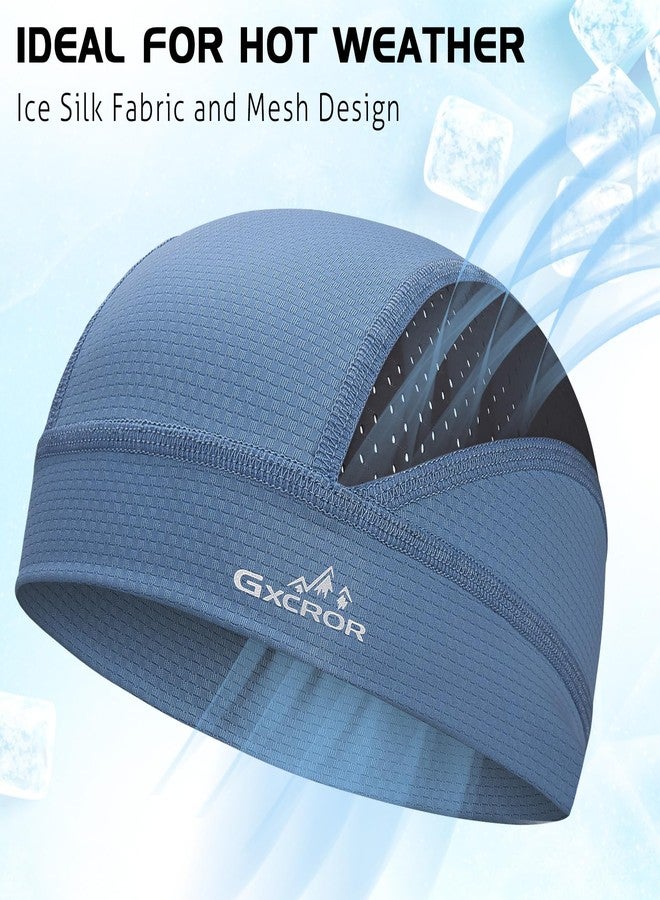 GXCROR 3 Pack Cooling Skull Cap - Sweat-Wicking, Anti-Odor Quick-Dry Helmet Liner for Cycling Motorcycle Summer - Image 3